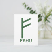 Fehu Briefkaart (Staand voorkant)