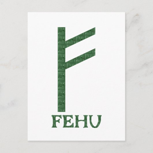 Fehu Briefkaart (Voorkant)