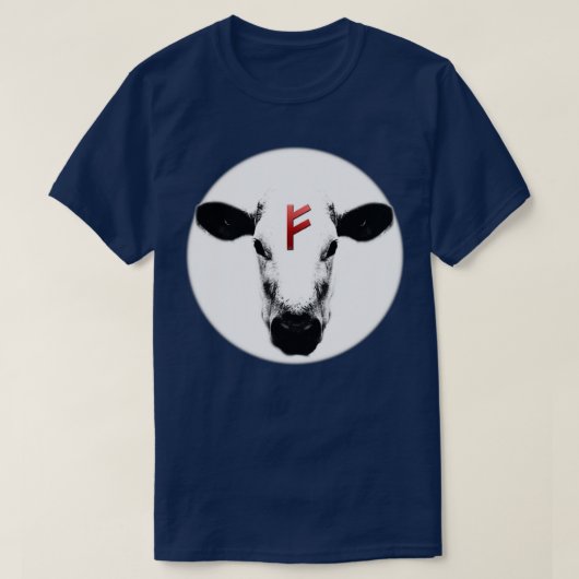 Fehu Rune of Wealth T-shirt (Design voorkant)