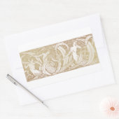  feiale mermaïde kunst rechthoekige sticker (Envelop)