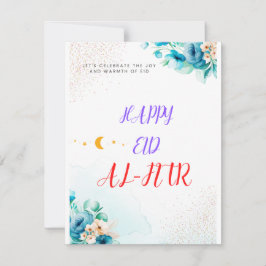 FEid AL-FITR Gefeliciteerd kaart