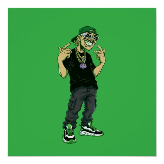 Feid Ferxxo Perfect Poster (Voorkant)