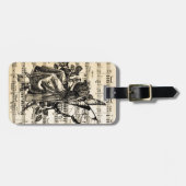  feiën en muziek bagagelabel (Voorkant horizontaal)