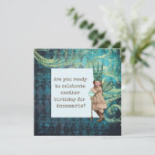  feiënzige gewijzigde kunstdag kaart (Staand voorkant)