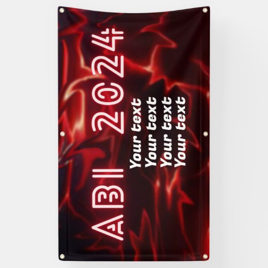 Feier-Banner Perfekt für Abschlussfeiern Spandoek (Verticaal)