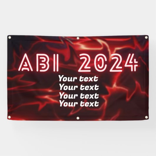 Feier-Banner Perfekt für Abschlussfeiern Spandoek (Horizontaal)