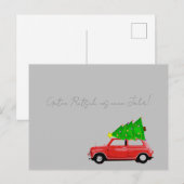 Feiertagspostkarte MINI COOPER Feestdagenkaart (Voorkant / Achterkant)