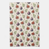 Feigen- Blätter- Muster Theedoek (Verticaal)