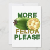FEIJOA FRUIT! CUTE GIFT FOR RARELLY FRUIT LOVERS E KAART (Voorkant)