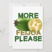 FEIJOA FRUIT! CUTE GIFT FOR RARELLY FRUIT LOVERS E KAART (Achterkant)