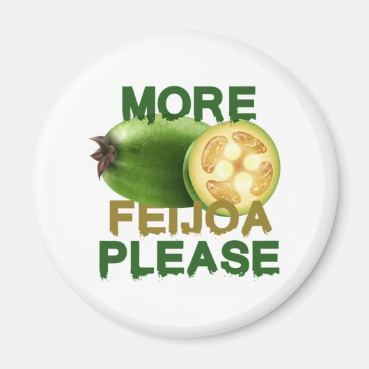 FEIJOA FRUIT! CUTE GIFT FOR RARELY FRUIT LOVERS E MAGNEET (Voorkant)