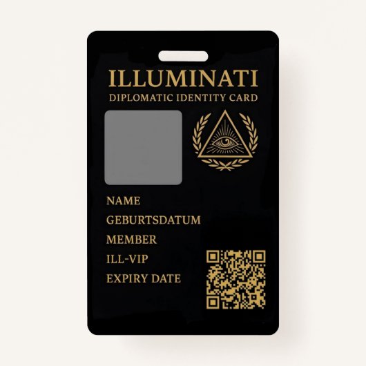 Feiler & Rothschild lluminati Diplomatic Identity Badge (Voorkant)