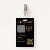 Feiler & Rothschild lluminati Diplomatic Identity Badge (Voorkant met clip)