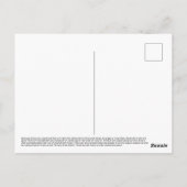 feilloos briefkaart (Achterkant)
