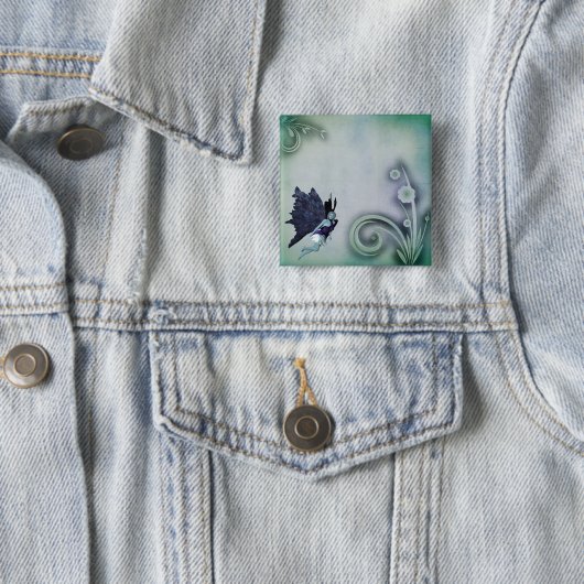 feilloos vierkante button 5,1 cm (In situ)