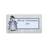 Feiner Schneemann Etiket (Voorkant)