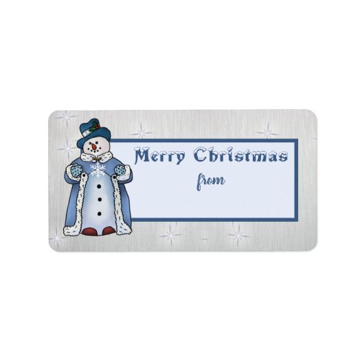 Feiner Schneemann Etiket (Voorkant)