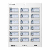 Feiner Schneemann Etiket (Full Sheet)