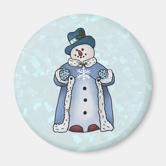 Feiner Schneemann Magneet (Voorkant)