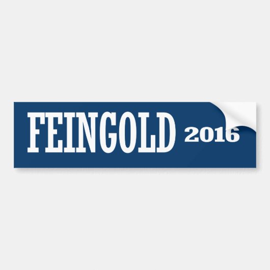 FEINGOLD 2016 BUMPERSTICKER (Voorkant)