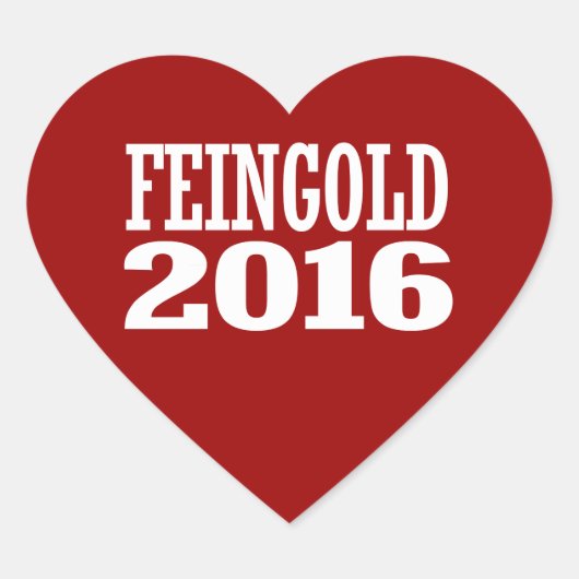 FEINGOLD 2016 HART STICKER (Voorkant)
