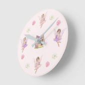 feiries & Flowers Baby Girl Nursery Ronde Klok (Hoek)