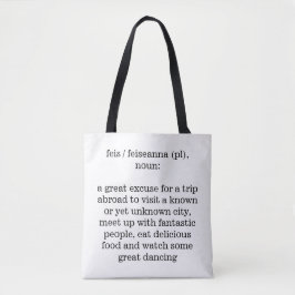 Feis / Feiseanna Definition Canvas tas Irish Danci