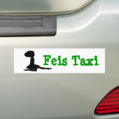 "Feis Taxi" Ierse Dans Bumpersticker (Op auto)