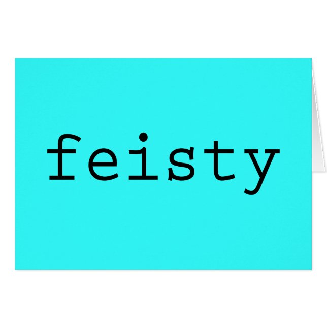 Feisty (Voorkant Horizontaal)