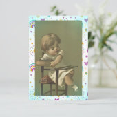 Feisty Baby Bedankkaart (Staand voorkant)