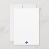 Feisty Baby Bedankkaart (Achterkant)