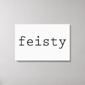 Feisty Canvas Afdruk (Voorkant)