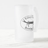 Feisty Crab Frosted Mok (Voorkant rechts)