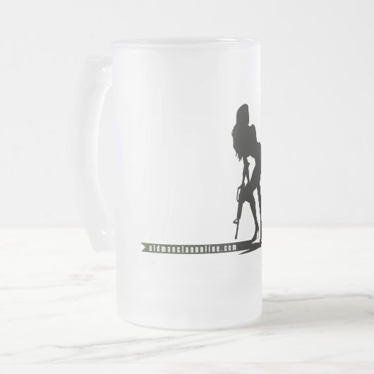 Feisty Girl OMC Matglas Bierpul (Voorkant links)