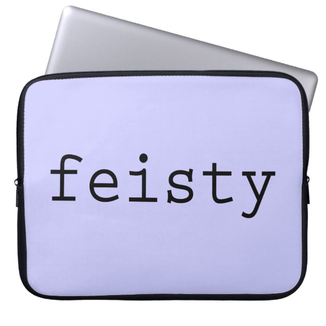 Feisty Laptop Sleeve (Voorkant)