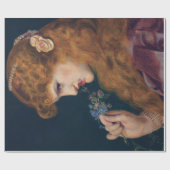 Feisty Red-haring Woman (Schaduw van de Liefde) Cadeaupapier (Vlak)