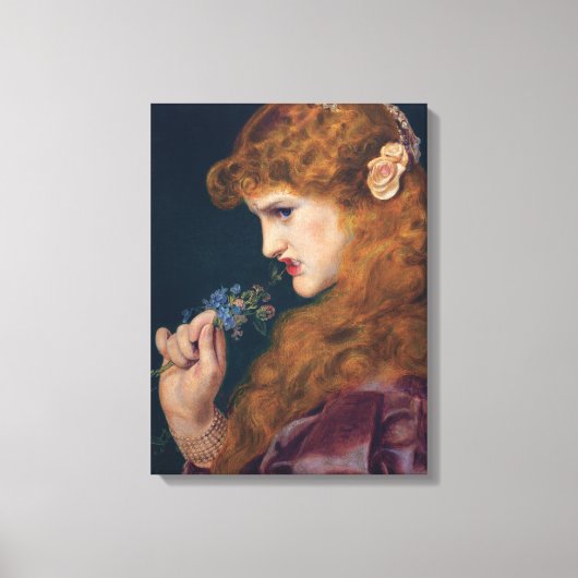 Feisty Red-haring Woman (Schaduw van de Liefde) Canvas Afdruk (Voorkant)