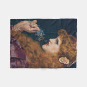 Feisty Red-haring Woman (Schaduw van de Liefde) Fleece Deken (Voorkant (Horizontaal))