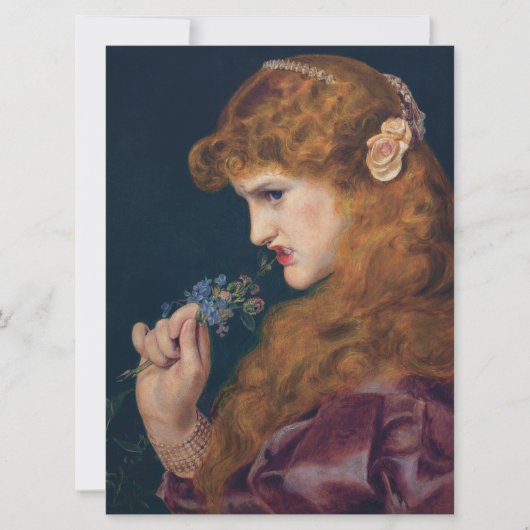 Feisty Red-haring Woman (Schaduw van de Liefde) Kaart (Voorkant)