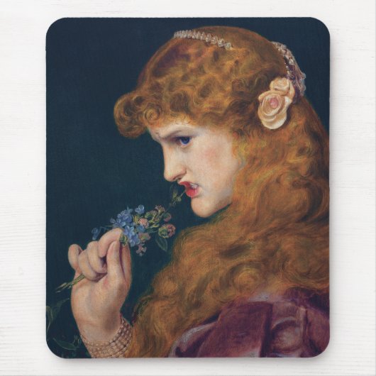 Feisty Red-haring Woman (Schaduw van de Liefde) Muismat (Voorkant)