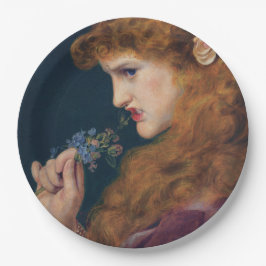 Feisty Red-haring Woman (Schaduw van de Liefde) Papieren Bordje