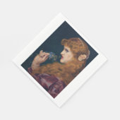 Feisty Red-haring Woman (Schaduw van de Liefde) Servet (Hoek)