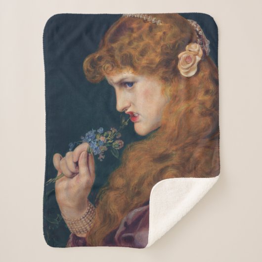 Feisty Red-haring Woman (Schaduw van de Liefde) Sherpa Deken (Voorkant)