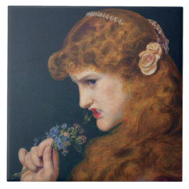 Feisty Red-haring Woman (Schaduw van de Liefde) Tegeltje