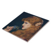 Feisty Red-haring Woman (Schaduw van de Liefde) Tegeltje (Zijkant)