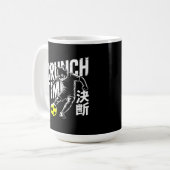 Feisty Soccer Cat Mug - Crunch Time Coffee Cup Koffiemok (Voorkant links)