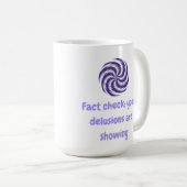 Feit check: je waanideeën zijn zichtbaar koffiemok (Voorkant rechts)