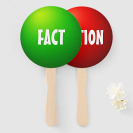 Feit Fictie Quiz Spel Paddle Bord Handwaaier