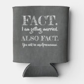 Feit - Funny Groomsman-voorstel Blikjeskoeler (Voorkant)