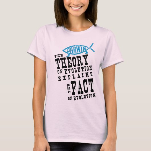 Feit van evolutie t-shirt (Voorkant)